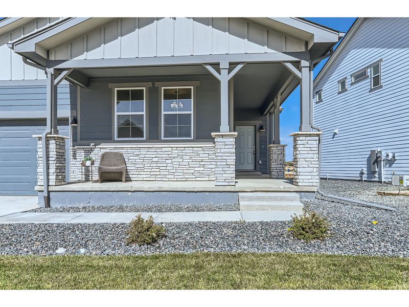 Exterior details and patio area of a home in Country Club Reserve, Fort Collins (Image 4).