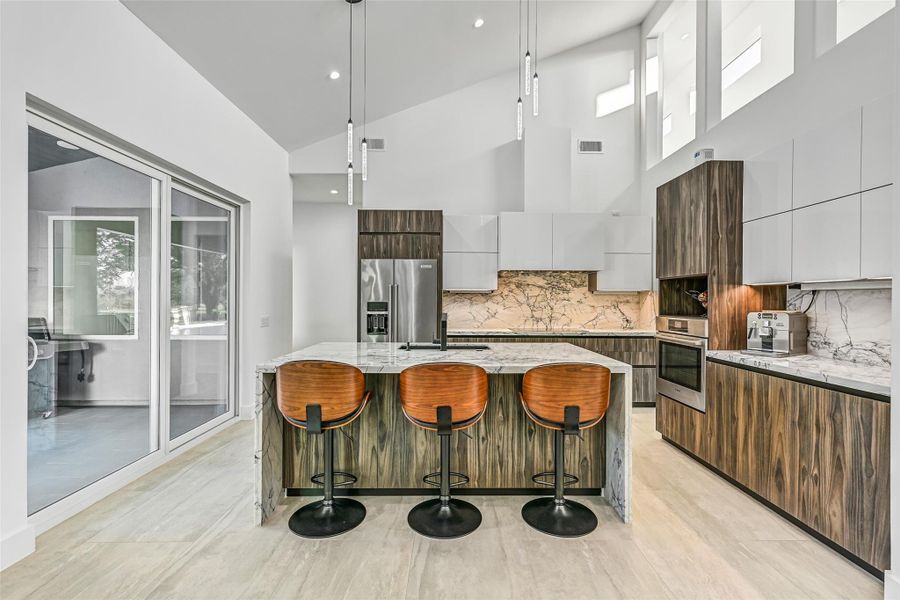 Furnished interior view inside a new home in , Manvel (Image 25).