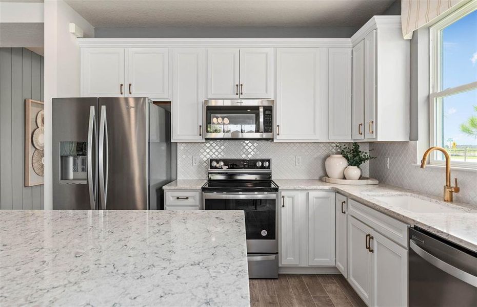 Furnished interior view inside a new home in Del Webb Sunbridge, St. Cloud (Image 6).