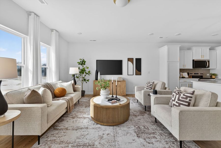 Furnished interior view inside a new home in Benson Village, Benson (Image 10).