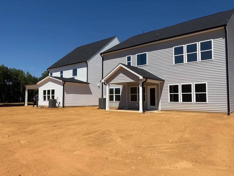Exterior details and patio area of a home in Crescent Mills, Wilson's Mills (Image 5).