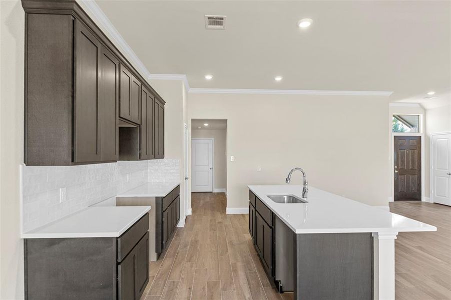 Furnished interior view inside a new home in Lin Dell Estates, Glenn Heights (Image 4). Furnished interior view inside a new home in Lin Dell Estates, Glenn Heights (Image 4).