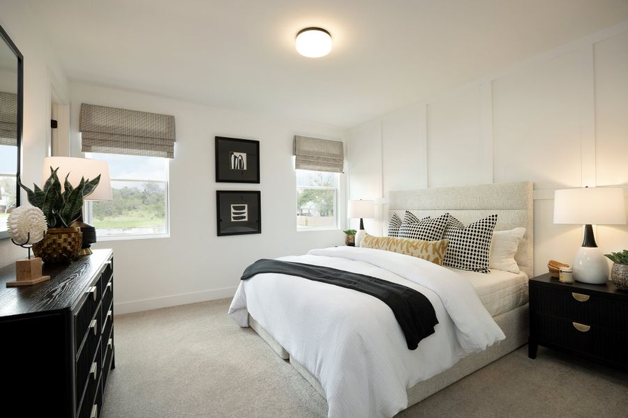 Furnished interior view inside a new home in Novel, Austin (Image 10).