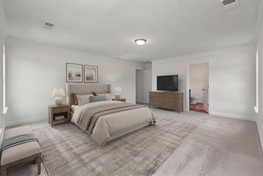 Furnished interior view inside a new home in Parker's Preserve, Ridgeville (Image 9).