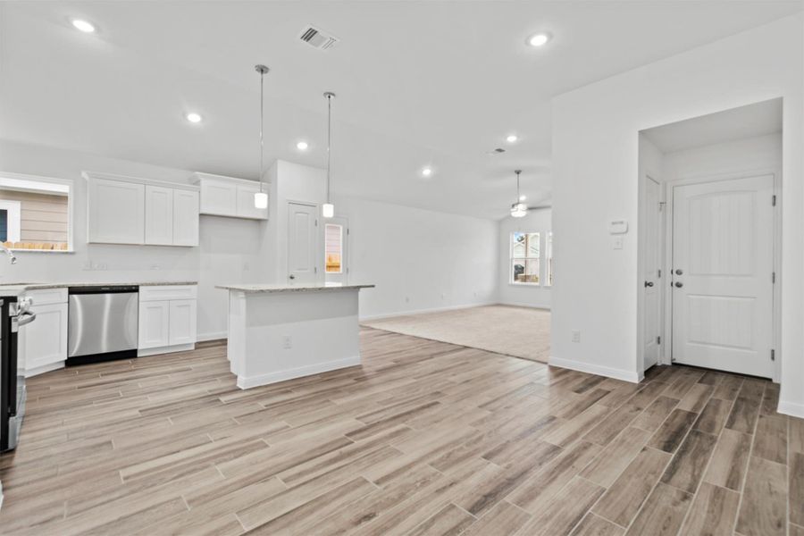Furnished interior view inside a new home in Butler Farms, Liberty Hill (Image 8). Furnished interior view inside a new home in Butler Farms, Liberty Hill (Image 8).