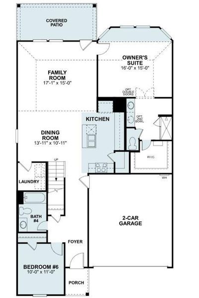 2D floor plan layout of this home in Lone Star Landing, Montgomery, TX (Image 4). 2D floor plan layout of this home in Lone Star Landing, Montgomery, TX (Image 4).