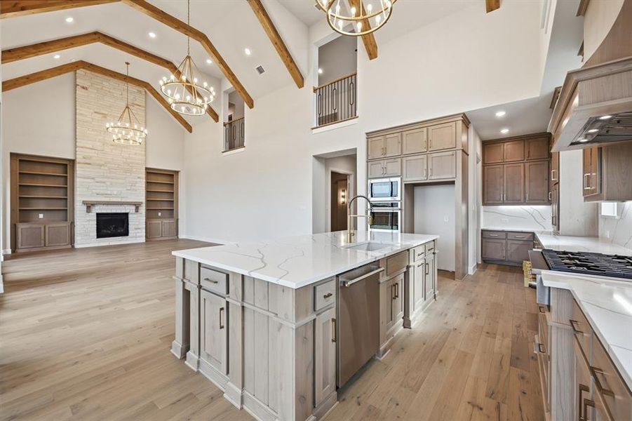 Furnished interior view inside a new home in Mustang Lakes, Celina (Image 5).