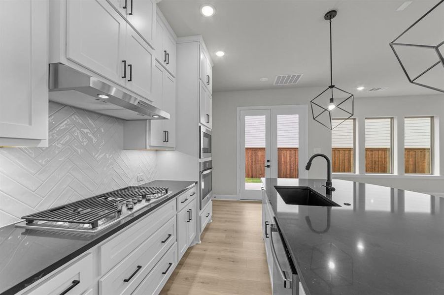 Furnished interior view inside a new home in Walsh Cottage, Fort Worth (Image 12). Furnished interior view inside a new home in Walsh Cottage, Fort Worth (Image 12).