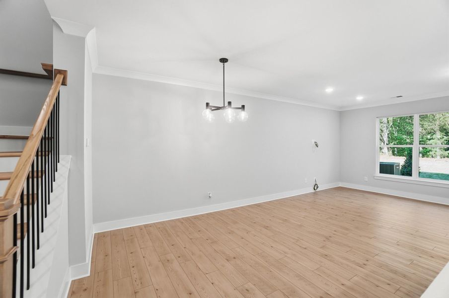 Spacious, unfurnished interior of a new home in Blythe Mill Townhomes, Waxhaw (Image 13).