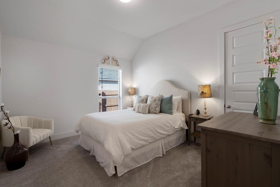 Furnished interior view inside a new home in The Colony, Bastrop (Image 26).