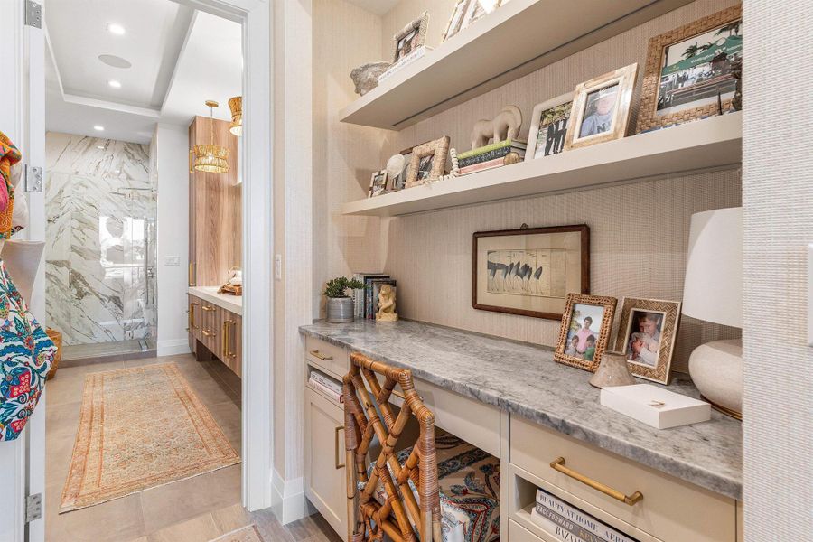 Furnished interior view inside a new home in , Delray Beach (Image 6). Furnished interior view inside a new home in , Delray Beach (Image 6).