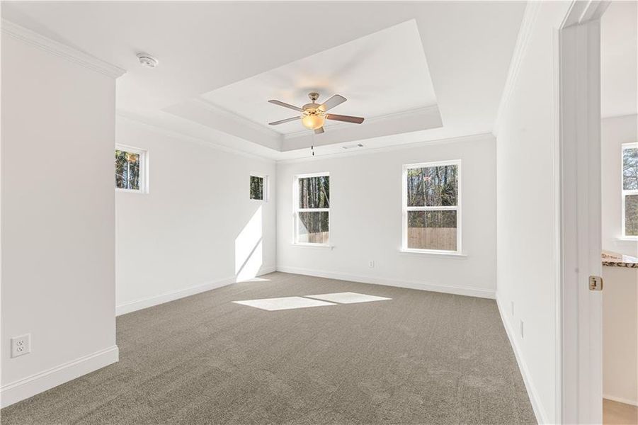 Spacious, unfurnished interior of a new home in Mulberry Summit, Flowery Branch (Image 19). Spacious, unfurnished interior of a new home in Mulberry Summit, Flowery Branch (Image 19).