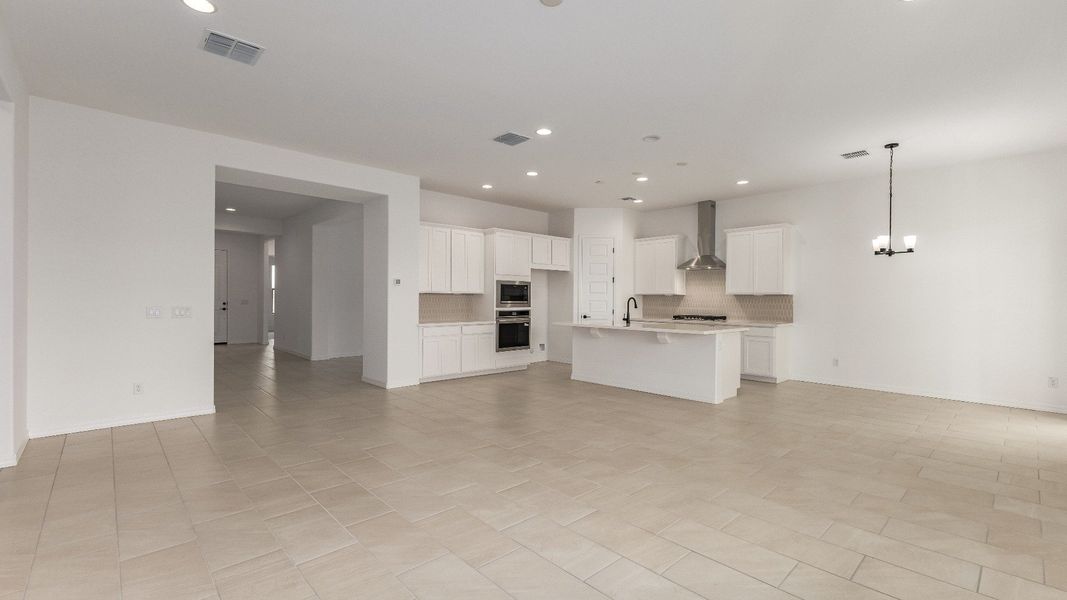 Furnished interior view inside a new home in Arroyo Seco - Hacienda, Buckeye (Image 5).