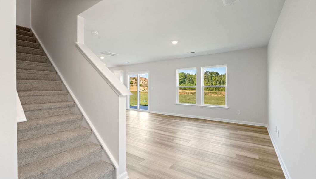 Representative unfurnished interior of a home built from the TAYLOR by D.R. Horton in Stone Creek, Clinton (Image 19).
