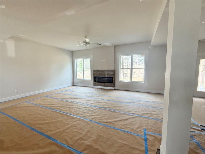 In-progress construction of a new home in , Hoschton, GA (Image 11).
