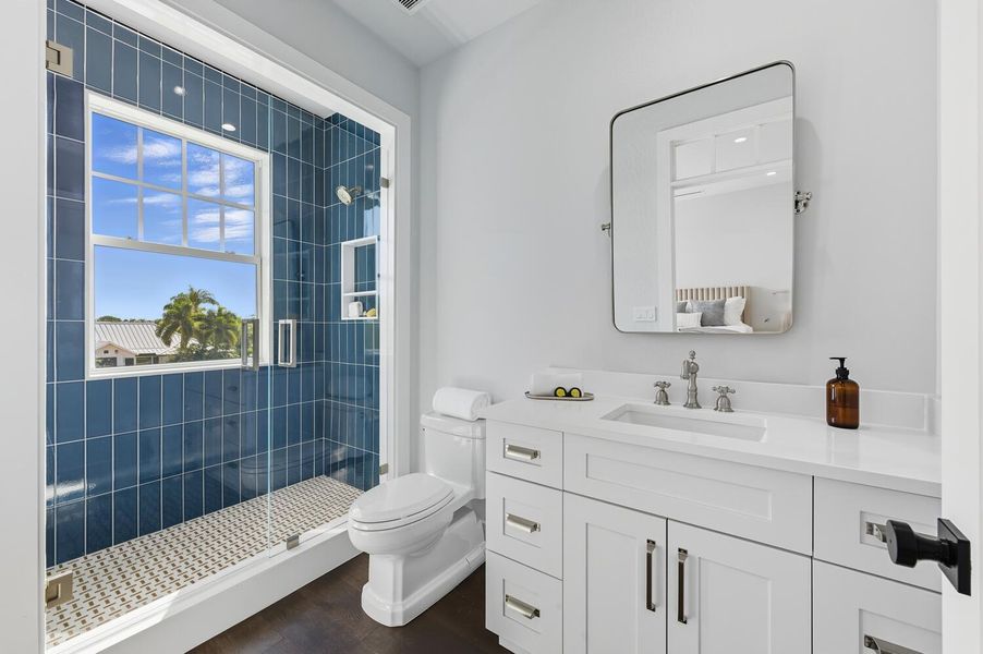 Furnished interior view inside a new home in , Palm Beach Gardens (Image 18).