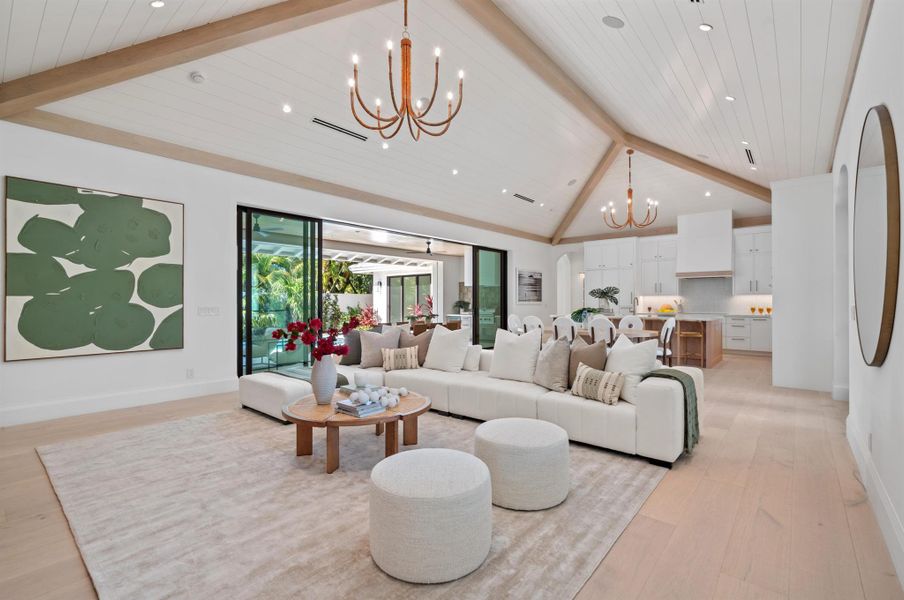 Furnished interior view inside a new home in , Delray Beach (Image 16).
