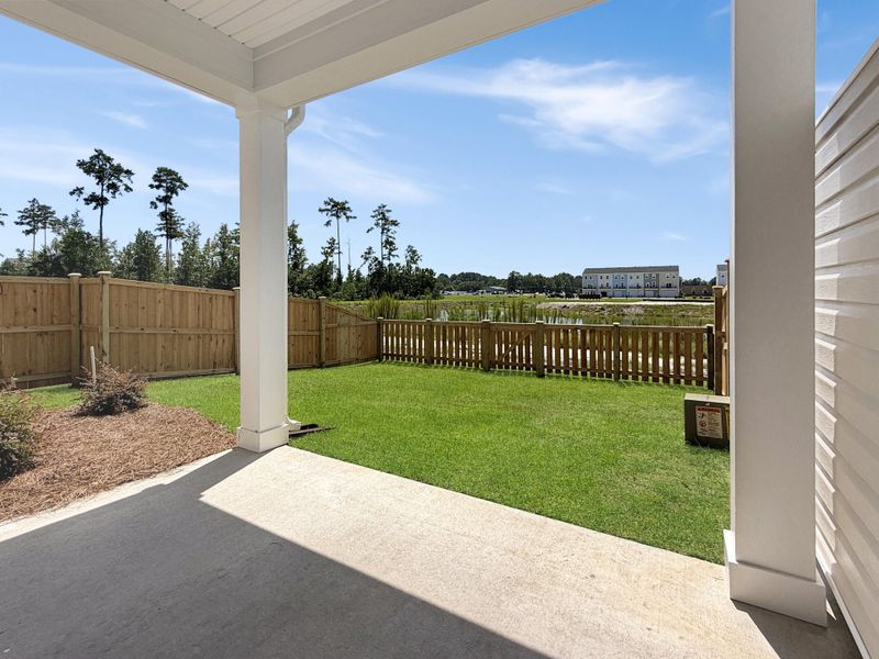 Exterior details and patio area of a home in , Summerville (Image 24).