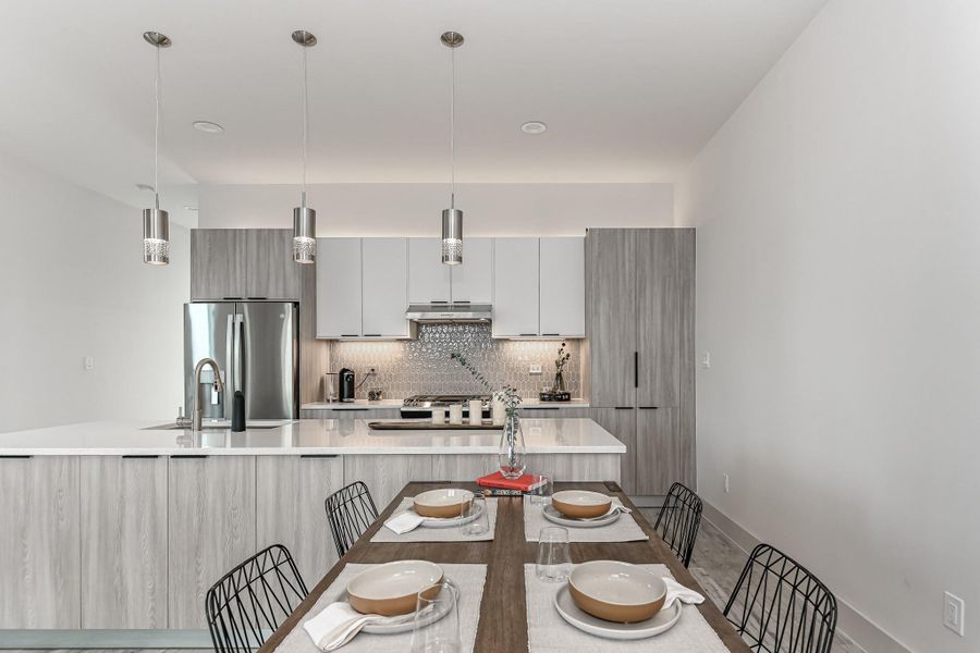 Furnished interior view inside a new home in Antigua, Houston (Image 11).