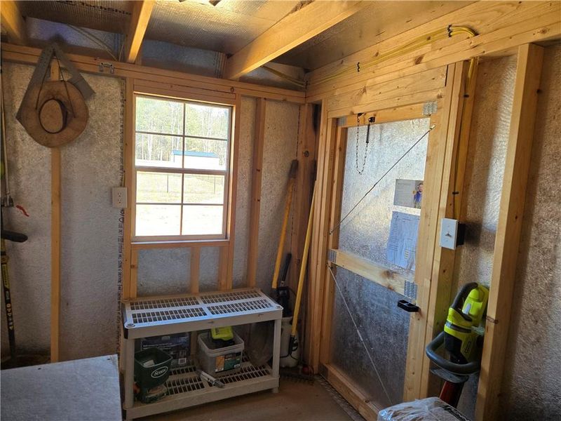 In-progress construction of a new home in , Hartwell, GA (Image 29).