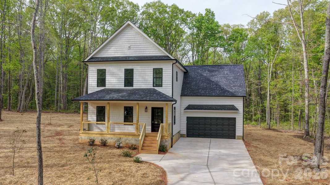 Front exterior of a new home in , Lincolnton, NC, highlighting curb appeal (Image 2). Front exterior of a new home in , Lincolnton, NC, highlighting curb appeal (Image 2).