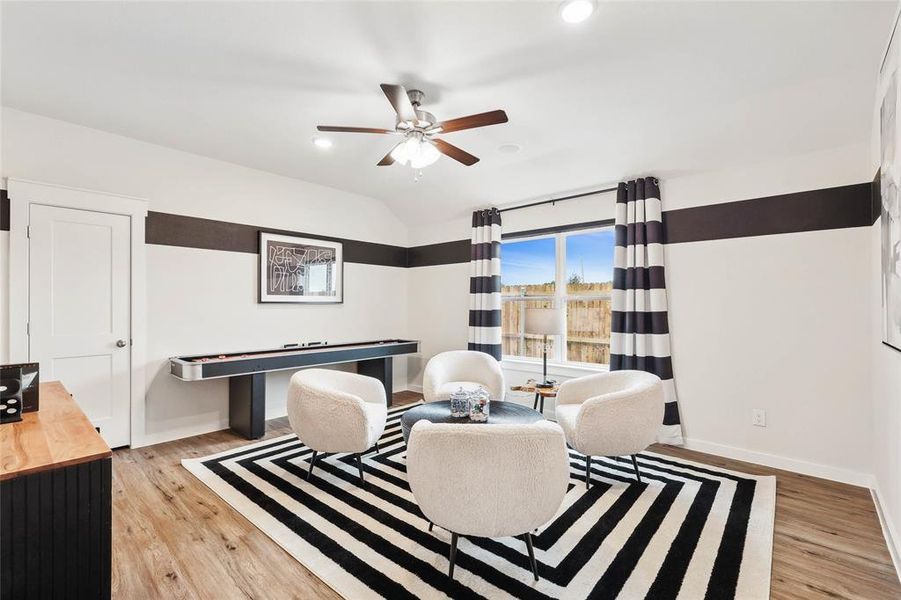 Furnished interior view inside a new home in Simpson Crossing, Princeton (Image 18). Furnished interior view inside a new home in Simpson Crossing, Princeton (Image 18).