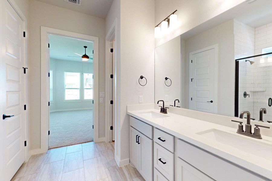 Furnished interior view inside a new home in Cascades at Onion Creek, Austin (Image 8).