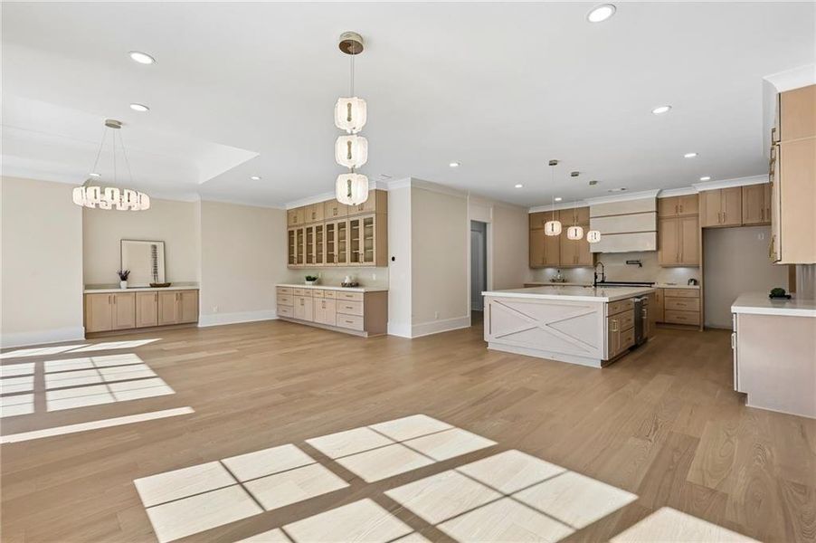 Furnished interior view inside a new home in , Buford (Image 9).