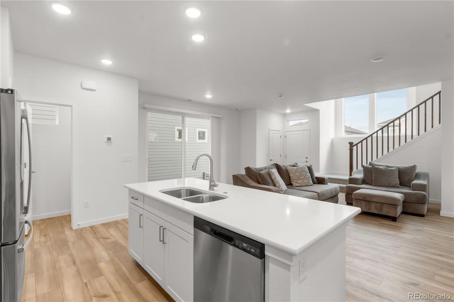 Furnished interior view inside a new home in , Colorado Springs (Image 7).