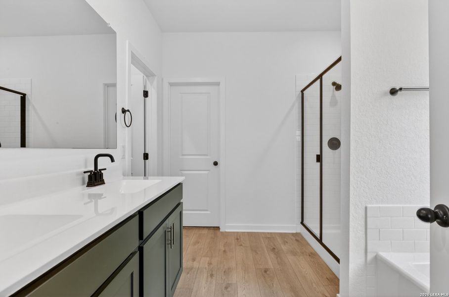 Furnished interior view inside a new home in The Wilder, Adkins (Image 6).