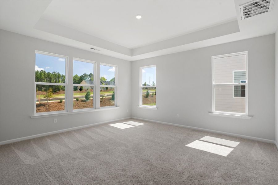 Spacious, unfurnished interior of a new home in Sweetbrier, Durham (Image 20).
