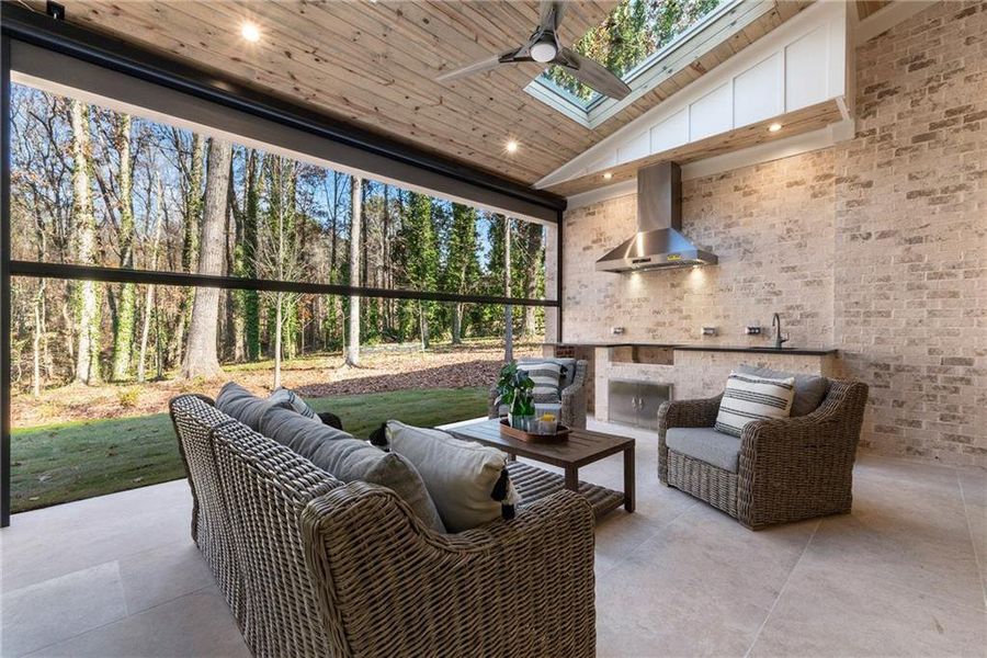 Exterior details and patio area of a home in , Alpharetta (Image 3).