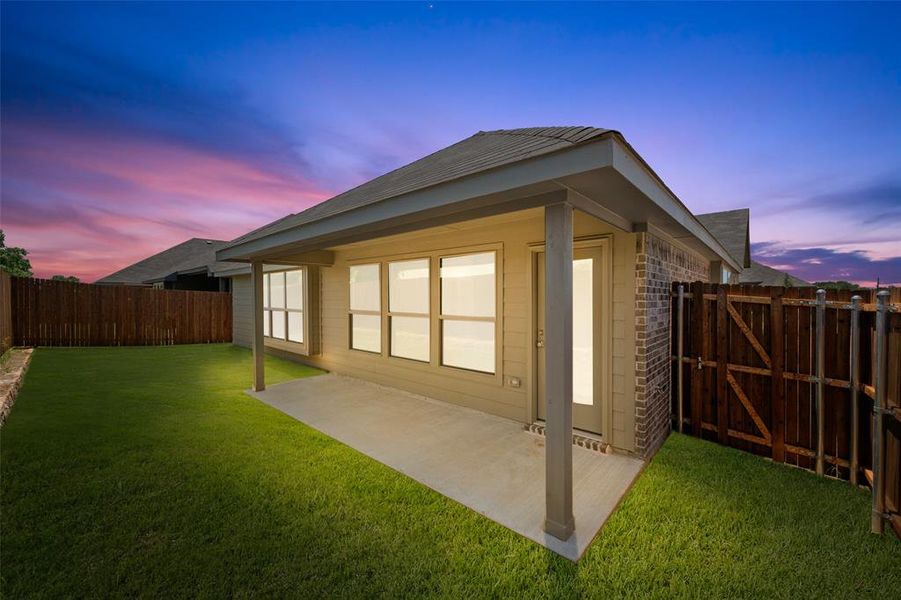 Front exterior of a new home in Pirate Village, Granbury, TX, highlighting curb appeal (Image 2). Front exterior of a new home in Pirate Village, Granbury, TX, highlighting curb appeal (Image 2).