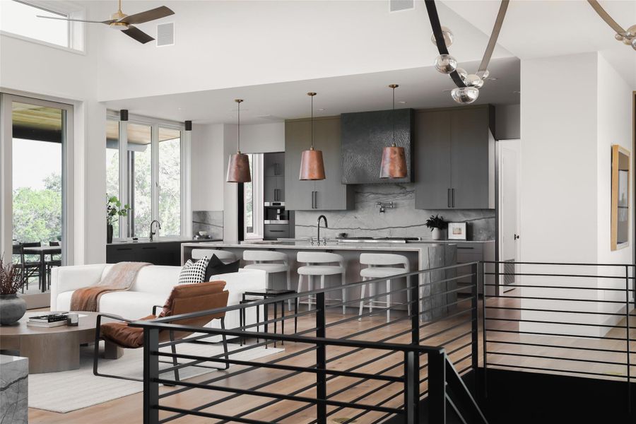 Furnished interior view inside a new home in , Austin (Image 16). Furnished interior view inside a new home in , Austin (Image 16).