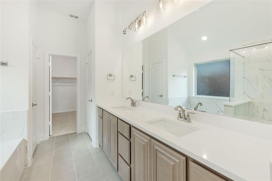 Furnished interior view inside a new home in Country Lakes Classic 50, Denton (Image 13). Furnished interior view inside a new home in Country Lakes Classic 50, Denton (Image 13).