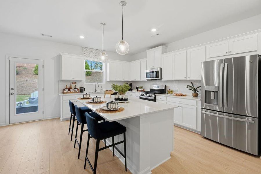 Furnished interior view inside a new home in Falls Creek, Flowery Branch (Image 7).