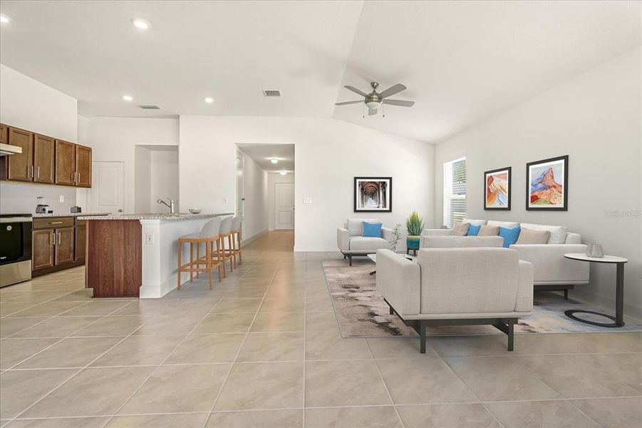 Furnished interior view inside a new home in , Davenport (Image 16). Furnished interior view inside a new home in , Davenport (Image 16).