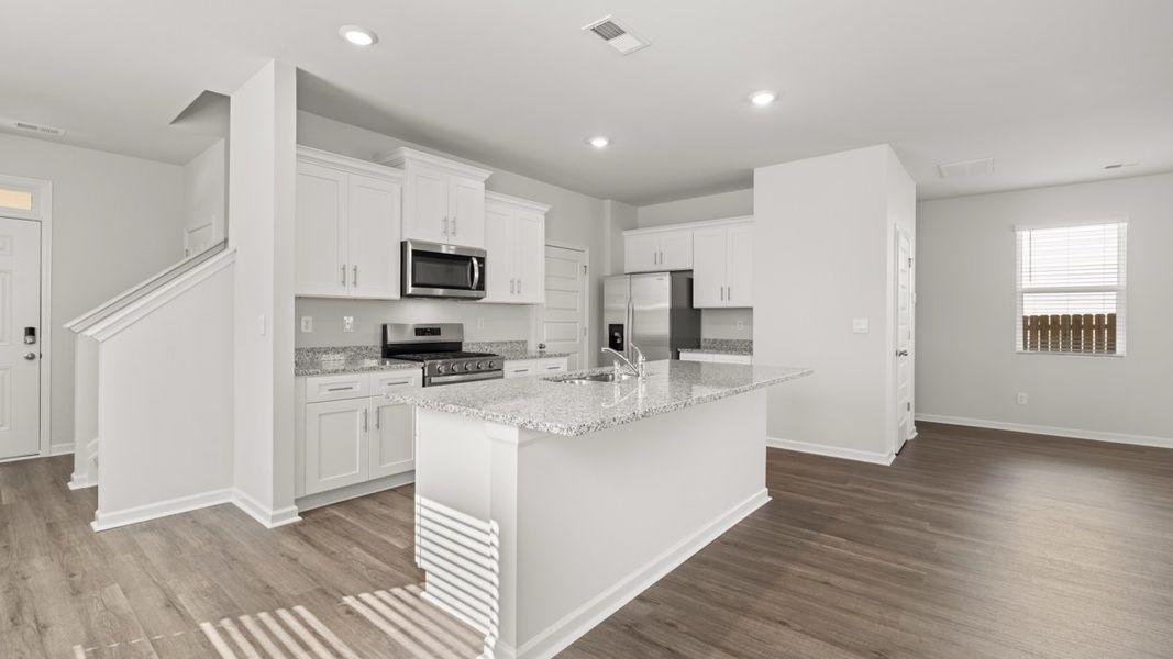 Furnished interior view inside a new home in Southwind Village, Evans (Image 6).