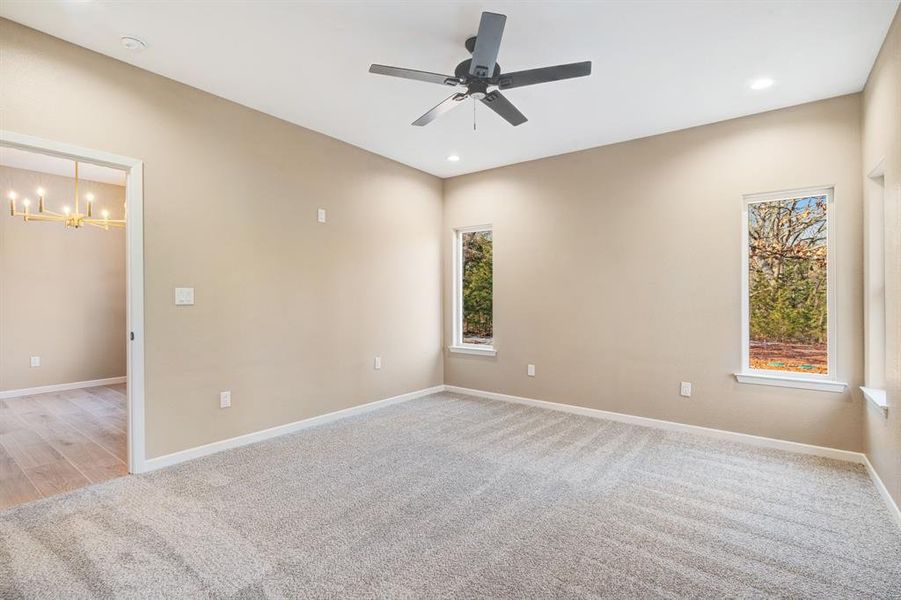Spacious, unfurnished interior of a new home in , Powderly (Image 27). Spacious, unfurnished interior of a new home in , Powderly (Image 27).