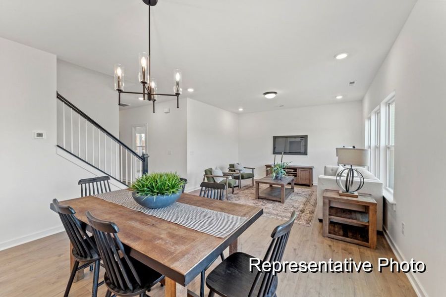 Furnished interior view inside a new home in Benson Village, Benson (Image 8).