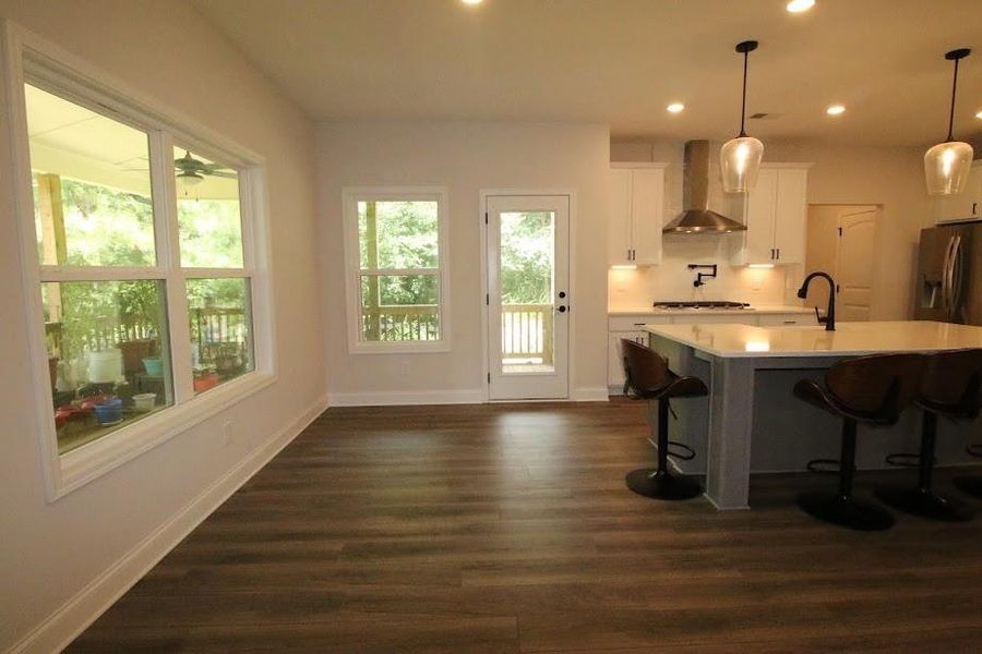 Furnished interior view inside a new home in , Dallas (Image 11). Furnished interior view inside a new home in , Dallas (Image 11).