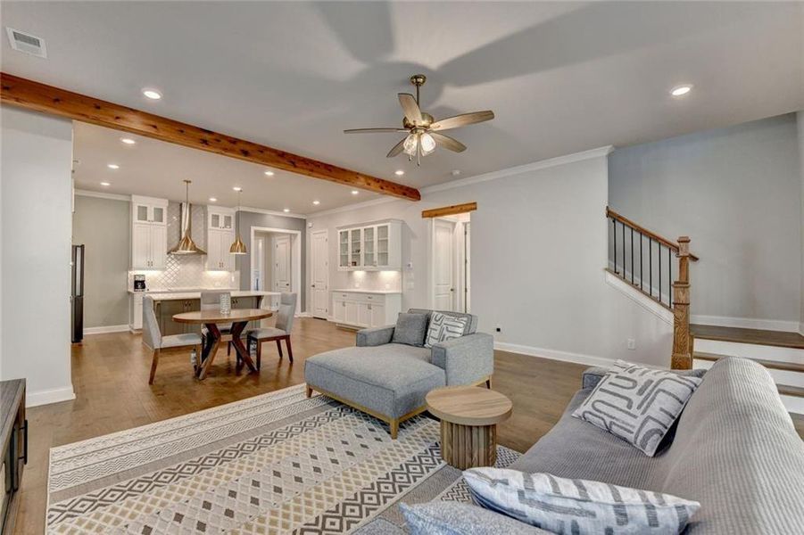 Furnished interior view inside a new home in , Duluth (Image 43).