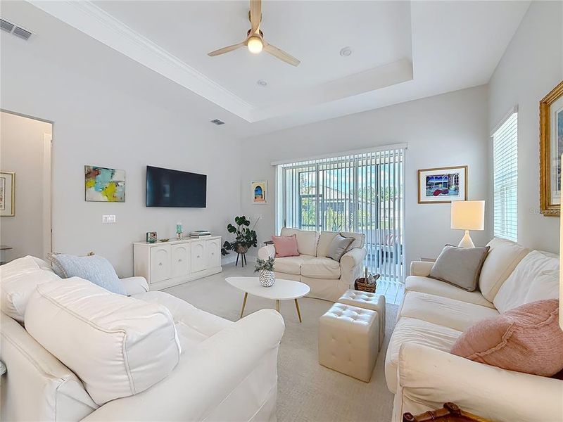 Furnished interior view inside a new home in , Ocala (Image 40).