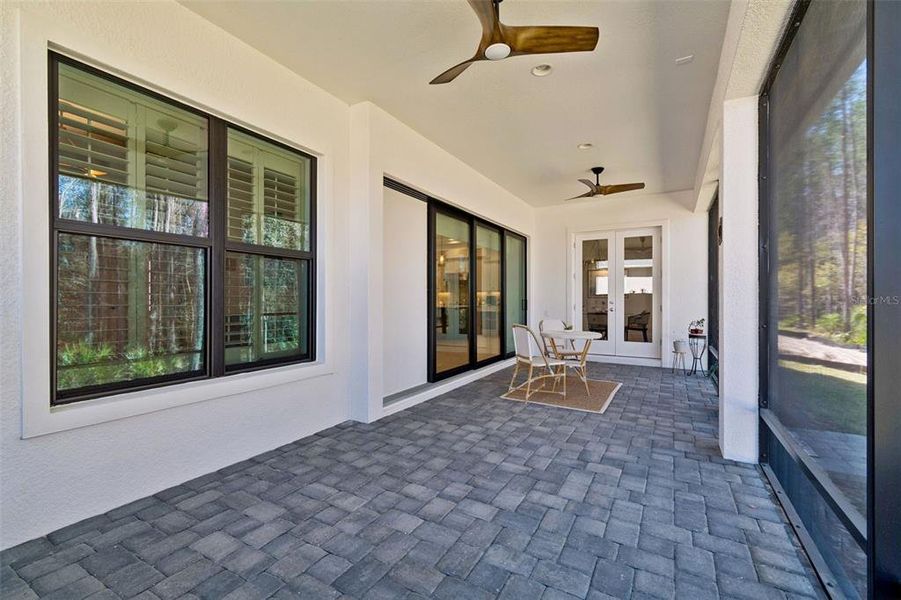 Exterior details and patio area of a home in , Brooksville (Image 28).