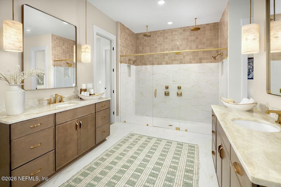 Furnished interior view inside a new home in , St. Augustine (Image 8).