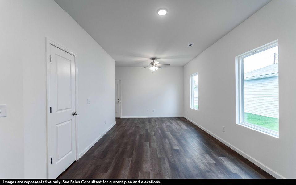 Representative unfurnished interior of a home built from the Ross by CastleRock Communities in Stonehenge, Manchester (Image 7).
