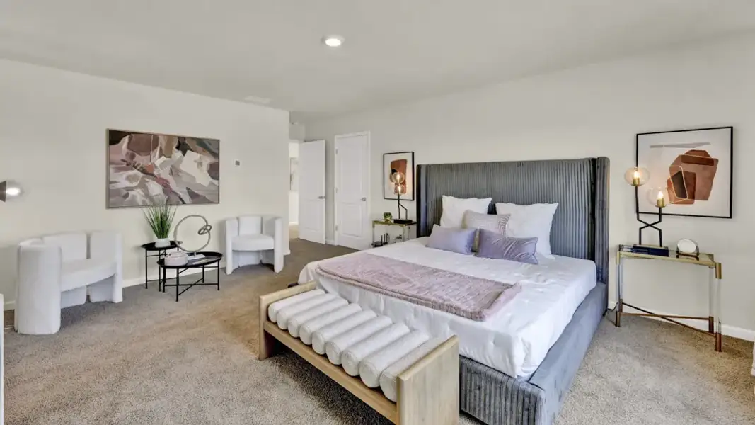 Furnished interior view inside a new home in Keebler Meadows, Johnson City (Image 16).
