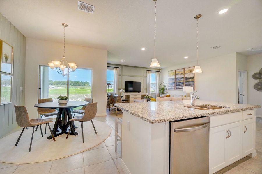 Kitchen and Dining Area