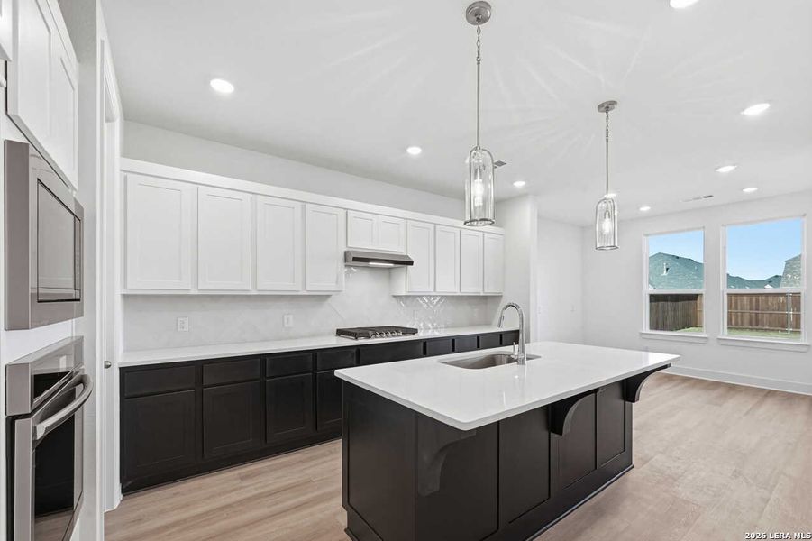 Furnished interior view inside a new home in The Crossvine, Schertz (Image 3).