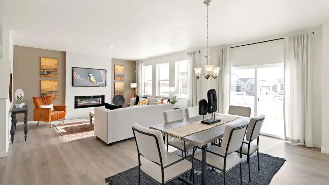 Furnished interior view inside a new home in Jackson Creek, Monument (Image 10).
